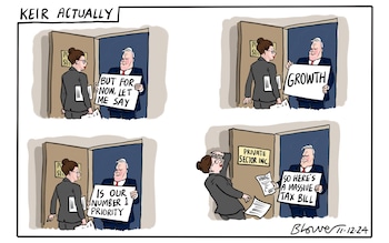 Blower cartoon, December 11