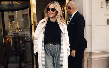 It girl Sienna Miller in a Sézane jacket